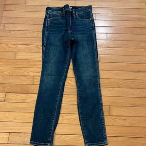 Madewell jeans. High rise skinny